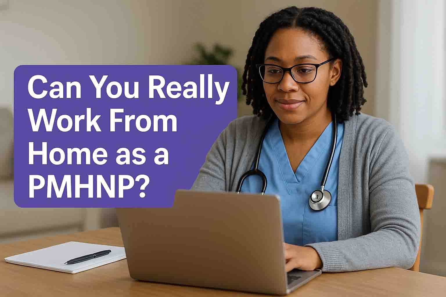 Can You Really Work From Home As A PMHNP?