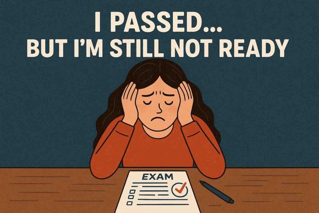 I Passed… But I’m Still Not Ready