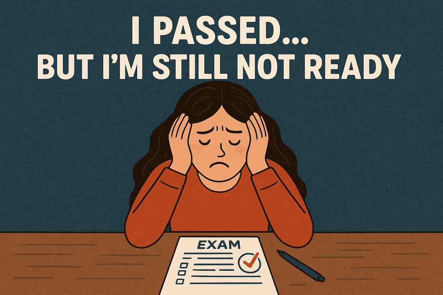 I Passed… But I’m Still Not Ready