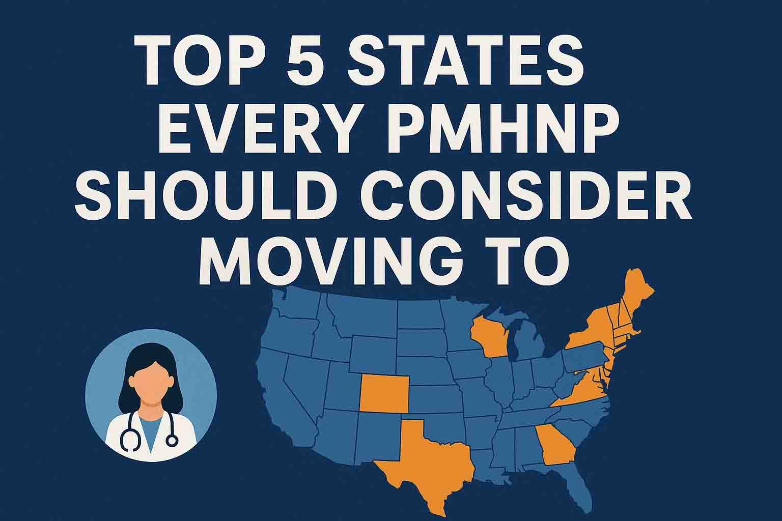 Top 5 States Every PMHNP Should Consider Moving To